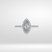Crown of Light Moissanite Ring