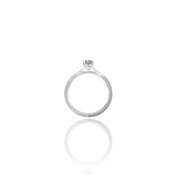 Classic Round Cut Moissanite Ring
