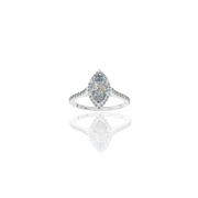 Crown of Light Moissanite Ring