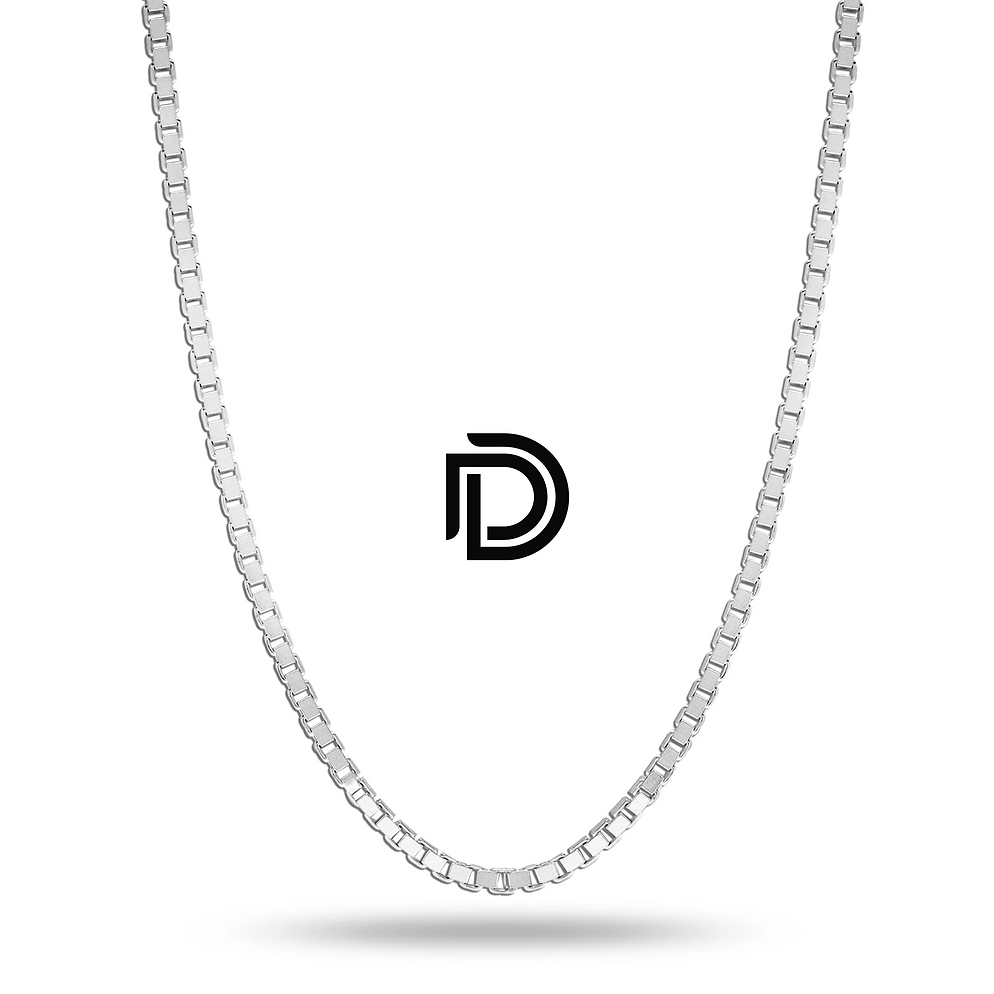 2mm Box Chain – The Demi Luxe