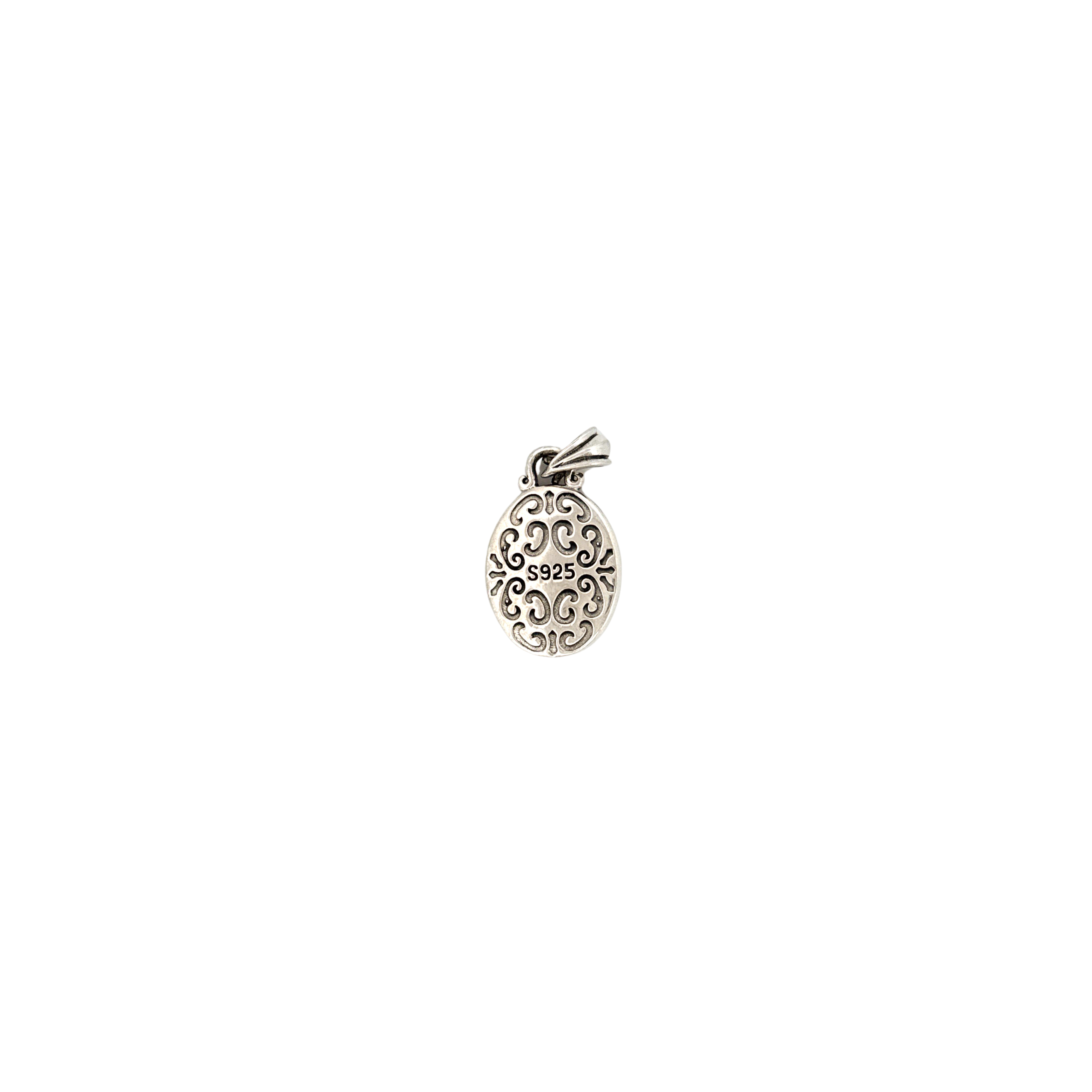 Floral Chrome Tag