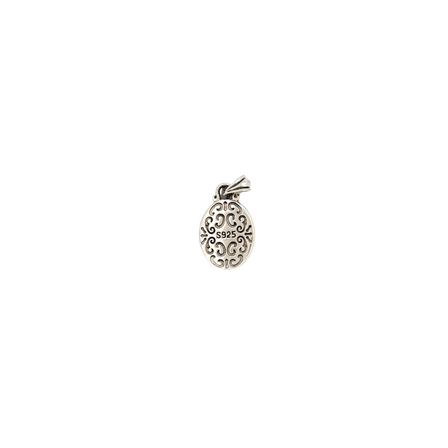 Floral Chrome Tag