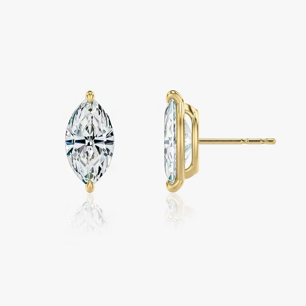 Marquise Cut Stud
